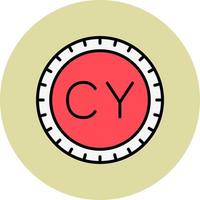 Cipro comporre codice vettore icona
