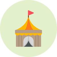 circo tenda vettore icona