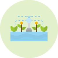irrigazione sistema vettore icona