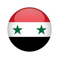 bandiera Siria pulsante. design elemento per siti web, applicazioni. vettore illustrazione isolato su bianca sfondo