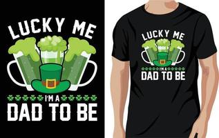 st. Patrick giorno maglietta design vettore