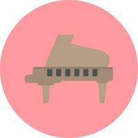 mille dollari pianoforte vettore icona