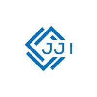 jji lettera logo design su bianca sfondo. jji creativo cerchio lettera logo concetto. jji lettera design. vettore