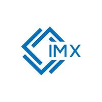 imx lettera logo design su bianca sfondo. imx creativo cerchio lettera logo concetto. imx lettera design. vettore