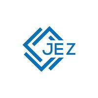 jez lettera logo design su bianca sfondo. jez creativo cerchio lettera logo concetto. jez lettera design. vettore