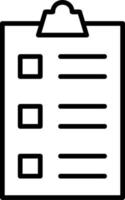 clipboard vettore icona