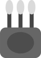 cotone mini cuffie vettore icona