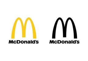 mcdonalds logo vettore, mcdonald icona gratuito vettore