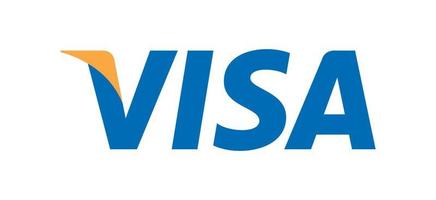 Visa logo vettore, Visa icona gratuito vettore