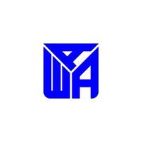 awa lettera logo creativo design con vettore grafico, awa semplice e moderno logo.