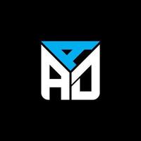 aad lettera logo creativo design con vettore grafico, aad semplice e moderno logo.