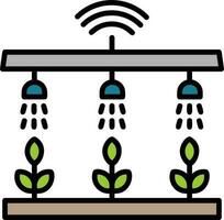 inteligente azienda agricola vettore icona