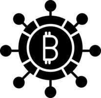 digitale moneta vettore icona