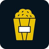 Popcorn vettore icona design