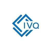 ivq lettera logo design su bianca sfondo. ivq creativo cerchio lettera logo concetto. ivq lettera design. vettore