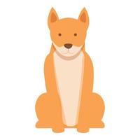 carino cane icona cartone animato vettore. Australia cane vettore