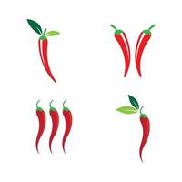 illustrazione di immagini di peperoncino vettore