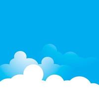 illustrazione di immagini di sfondo nuvola vettore