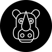 rinoceronte vettore icona