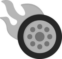 fuoco ruota vettore icona