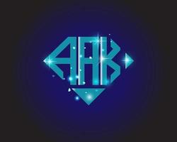 aak lettera logo creativo design. aak unico design. vettore