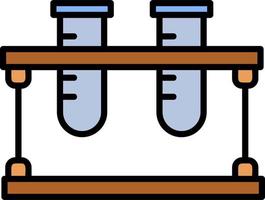 test tubi vettore icona
