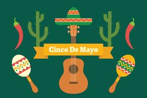 sfondo di cinco de mayo vettore