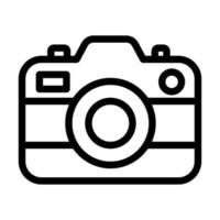 disegno dell'icona della fotocamera vettore