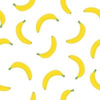 banane nel cartone animato stile senza soluzione di continuità modello vettore