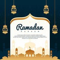 sfondo vettoriale di ramadan kareem