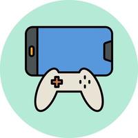 telecomando da gioco e mobile vettore icona