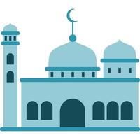 illustrazione vettore grafico design moderno piatto elegante islamico moschea costruzione, adatto per diagrammi, carta geografica, infografica, illustrazione, e altro grafico relazionato risorse