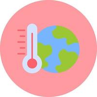 globale riscaldamento vettore icona