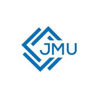 jmu lettera logo design su bianca sfondo. jmu creativo cerchio lettera logo concetto. jmu lettera design. vettore