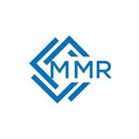 mmr lettera logo design su bianca sfondo. mmr creativo cerchio lettera logo concetto. mmr lettera design. vettore