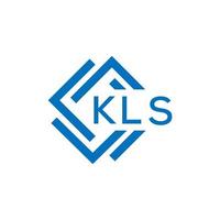 kls lettera logo design su bianca sfondo. kls creativo cerchio lettera logo concetto. kls lettera design. vettore