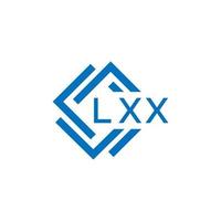 lxx lettera logo design su bianca sfondo. lxx creativo cerchio lettera logo concetto. lxx lettera design. vettore