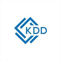 kdd lettera logo design su bianca sfondo. kdd creativo cerchio lettera logo concetto. kdd lettera design. vettore