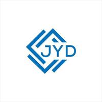 jyd lettera logo design su bianca sfondo. jyd creativo cerchio lettera logo concetto. jyd lettera design. vettore