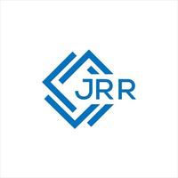 jrr lettera logo design su bianca sfondo. jrr creativo cerchio lettera logo concetto. jrr lettera design. vettore