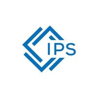 ips lettera logo design su bianca sfondo. ips creativo cerchio lettera logo concetto. ips lettera design. vettore