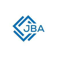 jba lettera logo design su bianca sfondo. jba creativo cerchio lettera logo concetto. jba lettera design. vettore