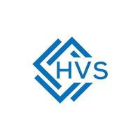 hvs creativo cerchio lettera logo concetto. hvs lettera design.hvs lettera logo design su bianca sfondo. hvs creativo cerchio lettera logo concetto. hvs lettera design. vettore