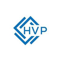 hvp lettera logo design su bianca sfondo. hvp creativo cerchio lettera logo concetto. hvp lettera design. vettore