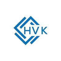 hvk lettera logo design su bianca sfondo. hvk creativo cerchio lettera logo concetto. hvk lettera design. vettore