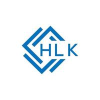 hlk lettera logo design su bianca sfondo. hlk creativo cerchio lettera logo concetto. hlk lettera design. vettore