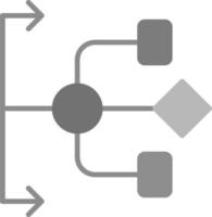 icona del vettore del diagramma di flusso