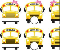 scuola autobus svg, scuola autobus monogramma, autobus svg, png, eps, dxf vettore