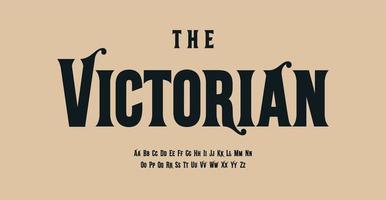 vittoriano stile alfabeto, fantasia serif lettere, antico font per vecchio stile logo, titolo, monogramma, Vintage ▾ tipografia. vettore tipografico design.