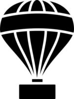 caldo aria ballon vettore icona